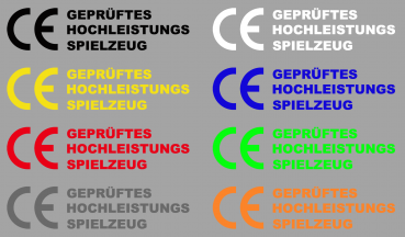 Aufkleber Geprüftes Hochleistung Spielzeug
